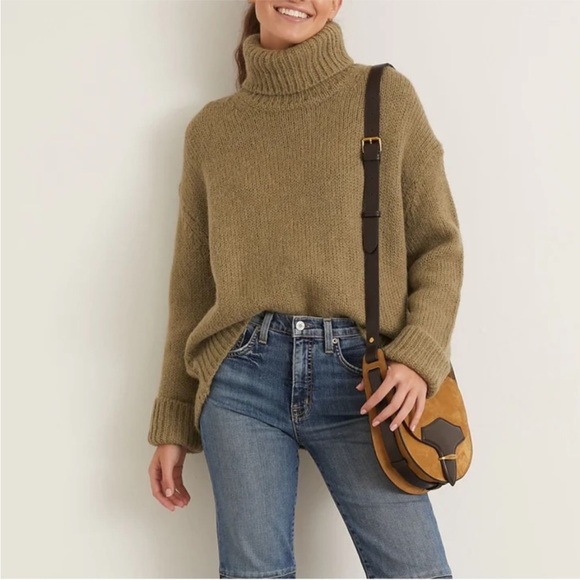 SAMSOE Sweaters - Samsoe Molli Turtleneck Pullover Sweater Size XS/S NWT Covert Green